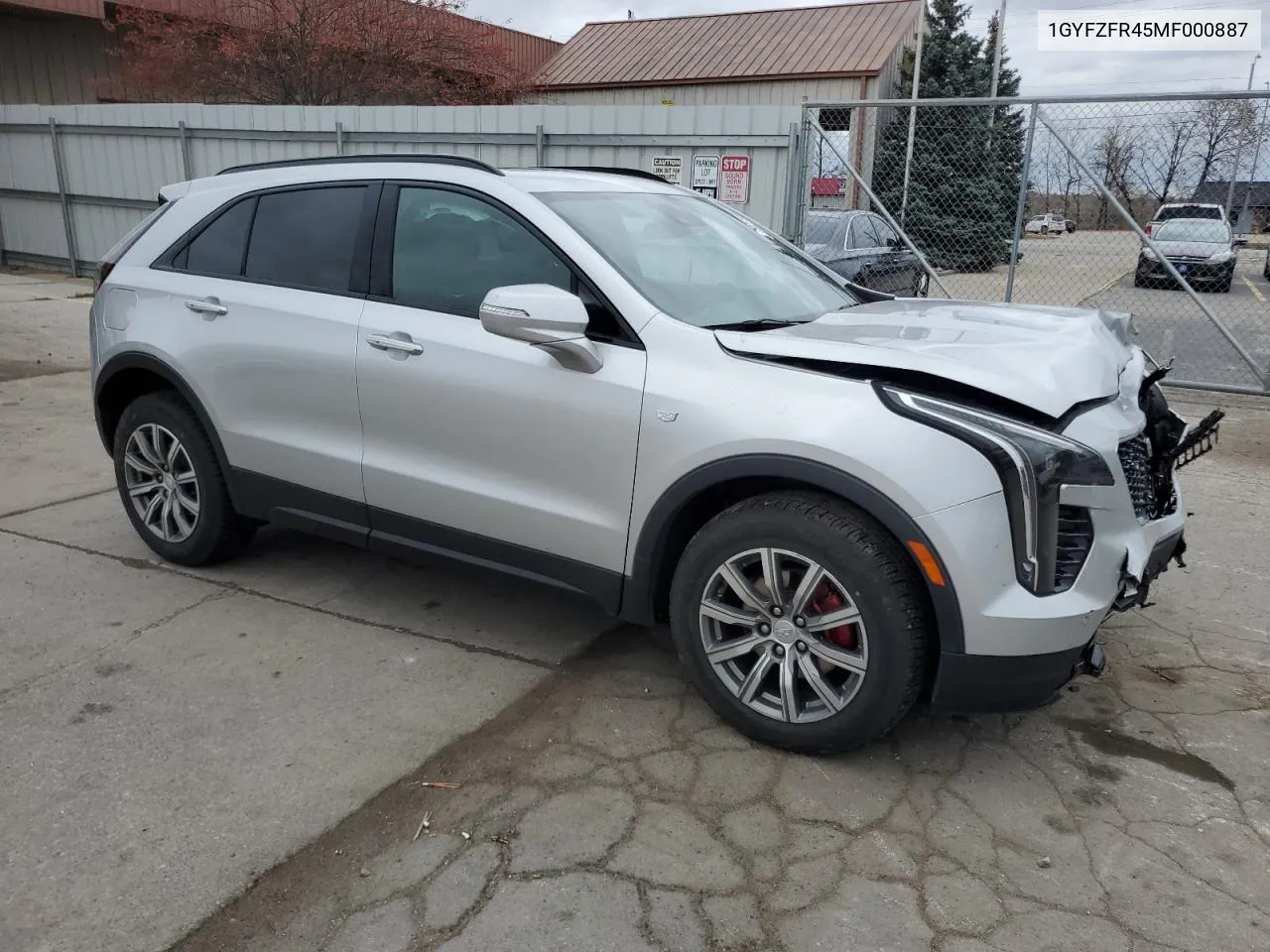 2021 Cadillac Xt4 Sport VIN: 1GYFZFR45MF000887 Lot: 79271944