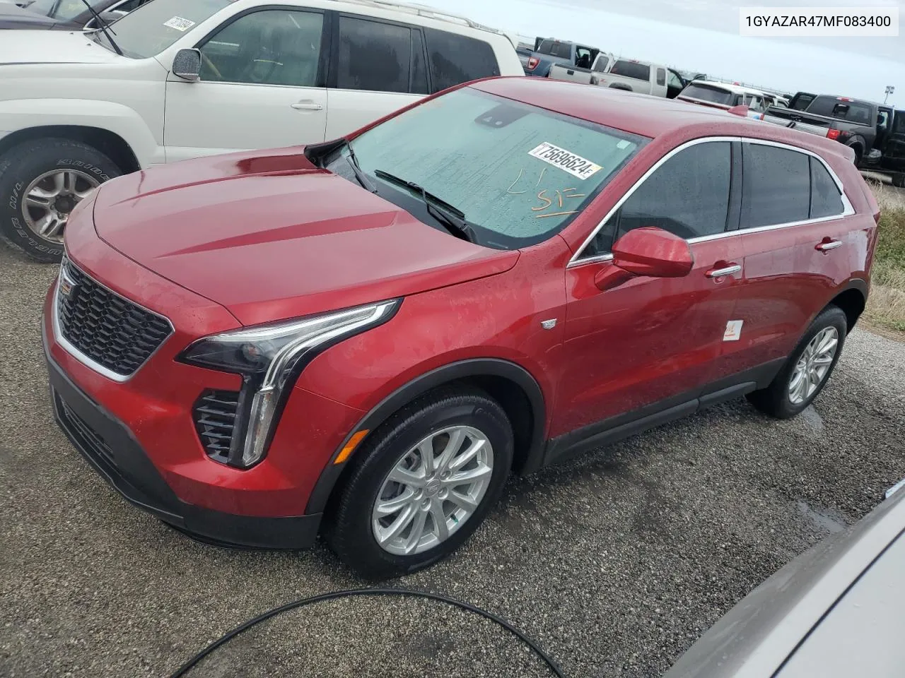 2021 Cadillac Xt4 Luxury VIN: 1GYAZAR47MF083400 Lot: 79781814