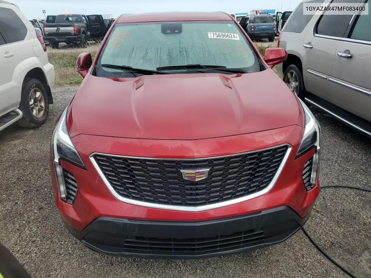 2021 Cadillac Xt4 Luxury VIN: 1GYAZAR47MF083400 Lot: 79781814