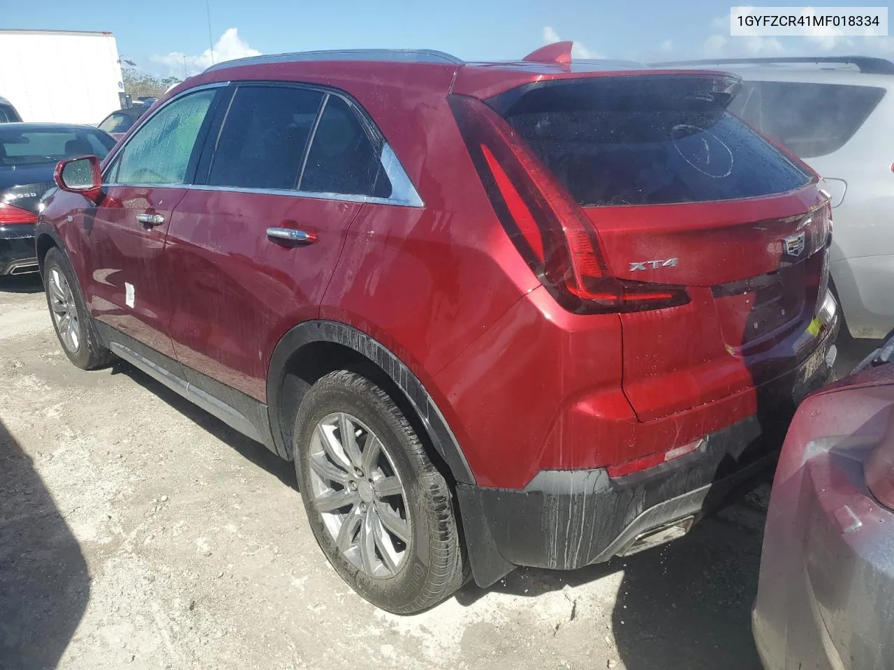 2021 Cadillac Xt4 Premium Luxury VIN: 1GYFZCR41MF018334 Lot: 80763764