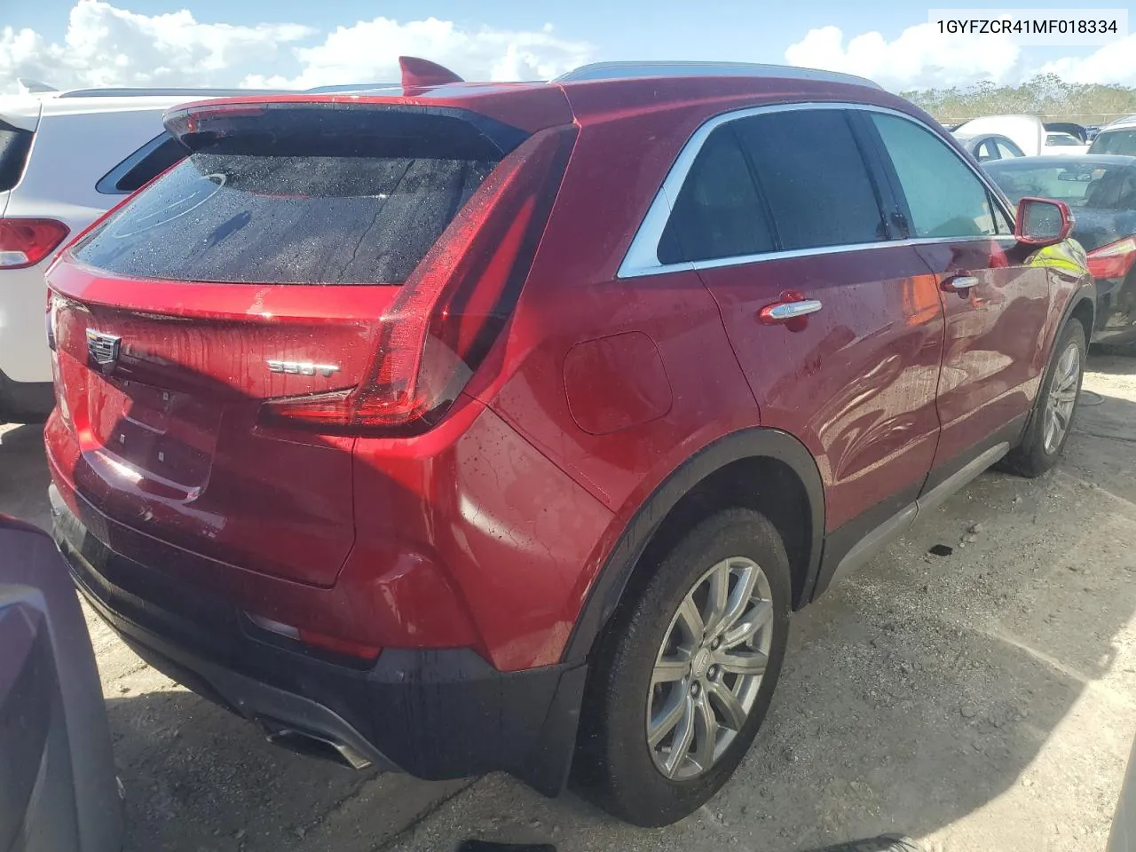 2021 Cadillac Xt4 Premium Luxury VIN: 1GYFZCR41MF018334 Lot: 80763764