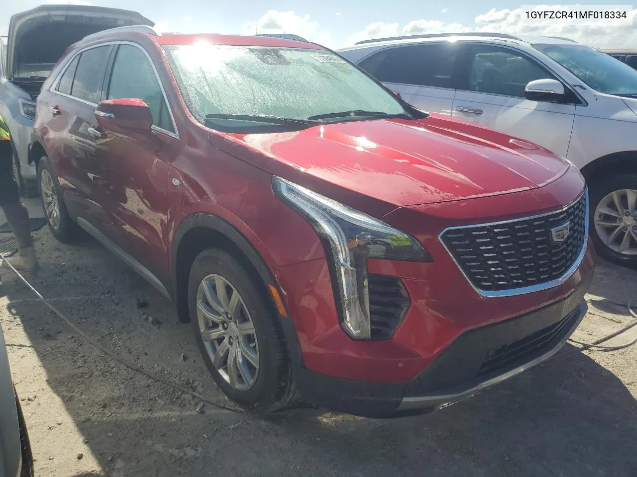 2021 Cadillac Xt4 Premium Luxury VIN: 1GYFZCR41MF018334 Lot: 80763764