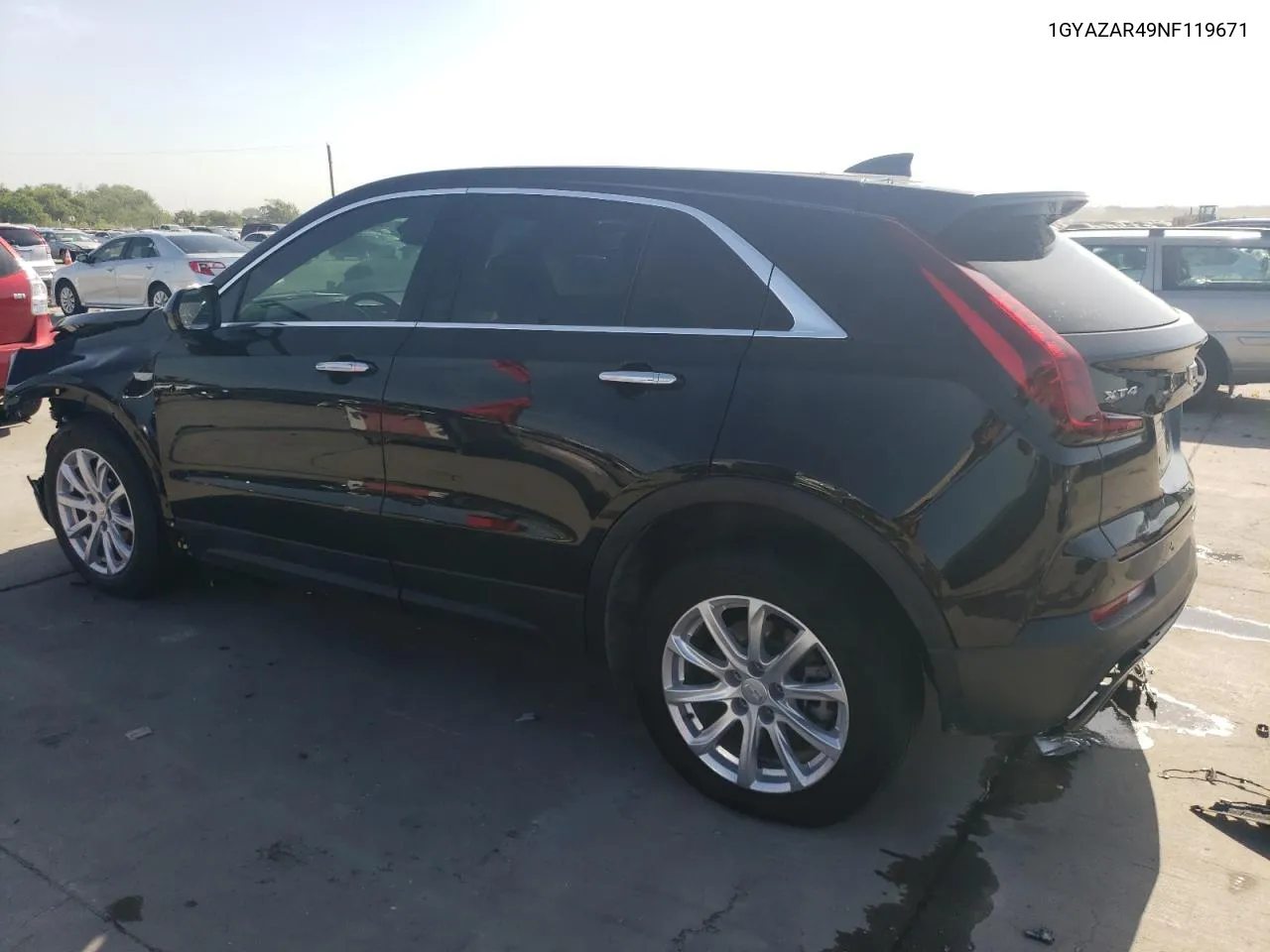 1GYAZAR49NF119671 2022 Cadillac Xt4 Luxury