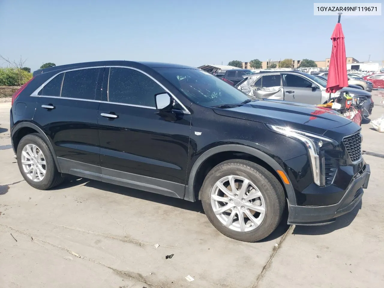 2022 Cadillac Xt4 Luxury VIN: 1GYAZAR49NF119671 Lot: 61418554