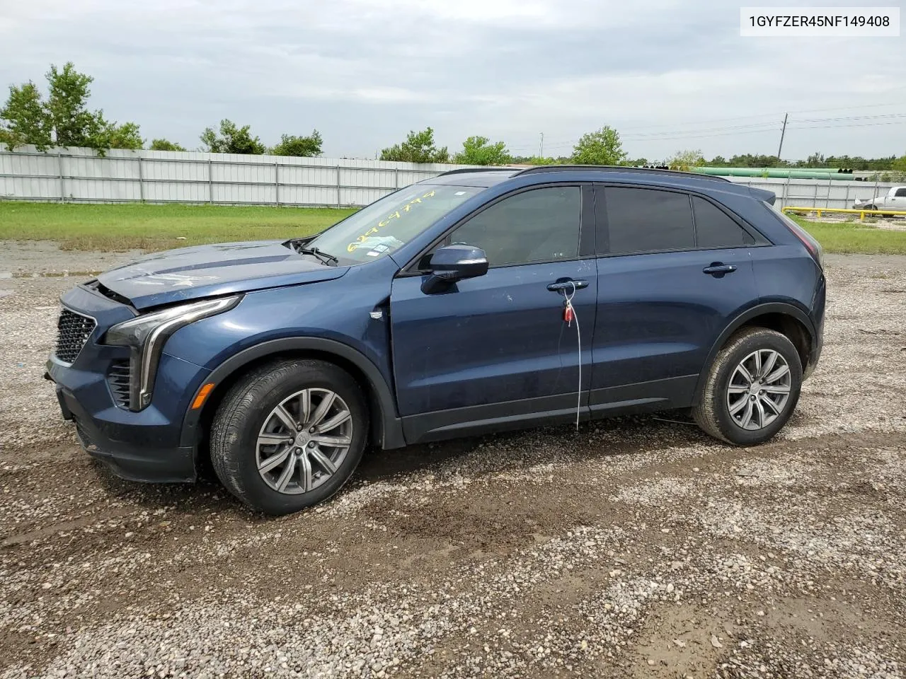 1GYFZER45NF149408 2022 Cadillac Xt4 Sport