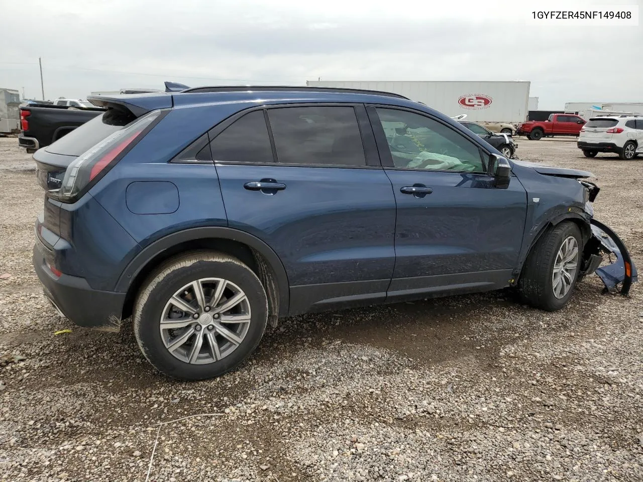 2022 Cadillac Xt4 Sport VIN: 1GYFZER45NF149408 Lot: 72902814