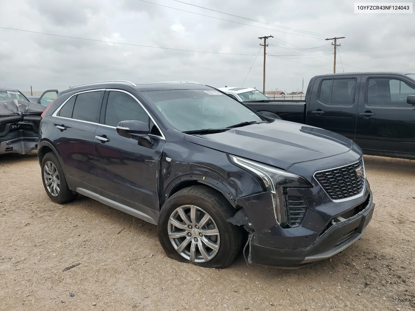 1GYFZCR43NF124043 2022 Cadillac Xt4 Premium Luxury