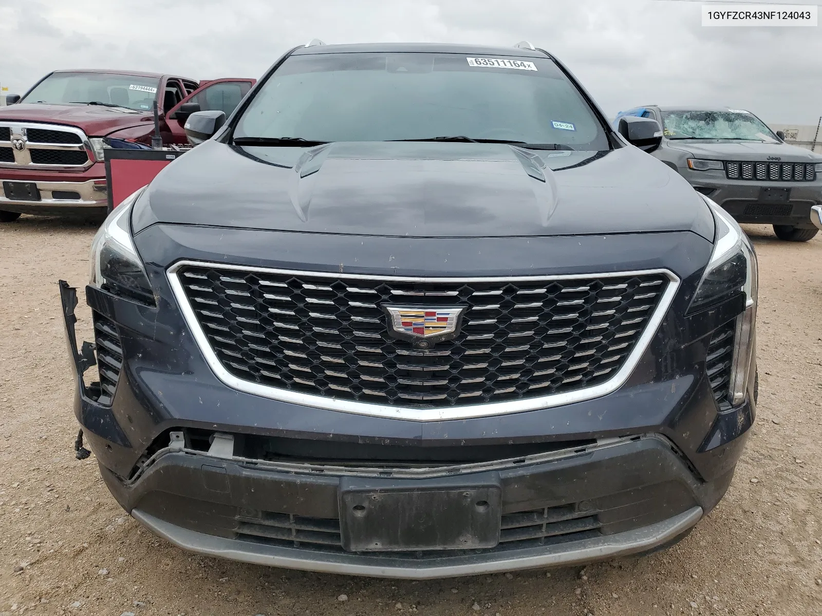 1GYFZCR43NF124043 2022 Cadillac Xt4 Premium Luxury