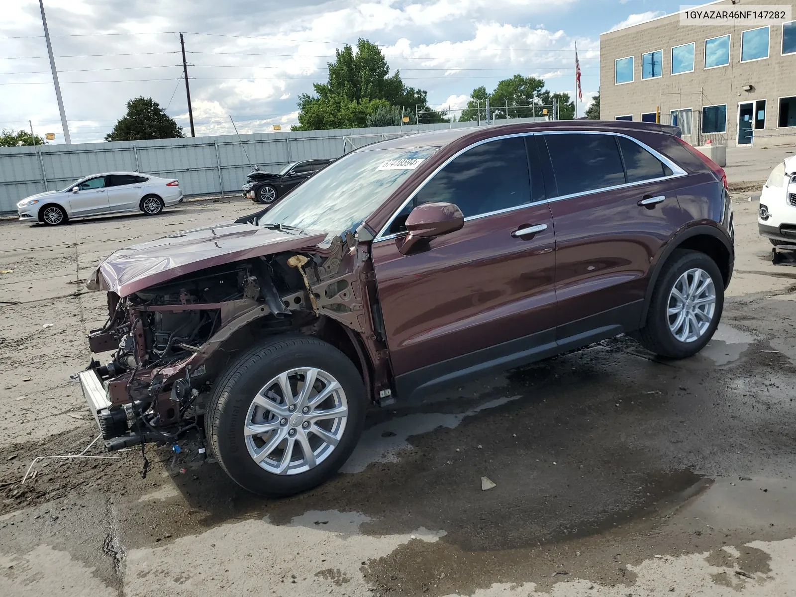 1GYAZAR46NF147282 2022 Cadillac Xt4 Luxury