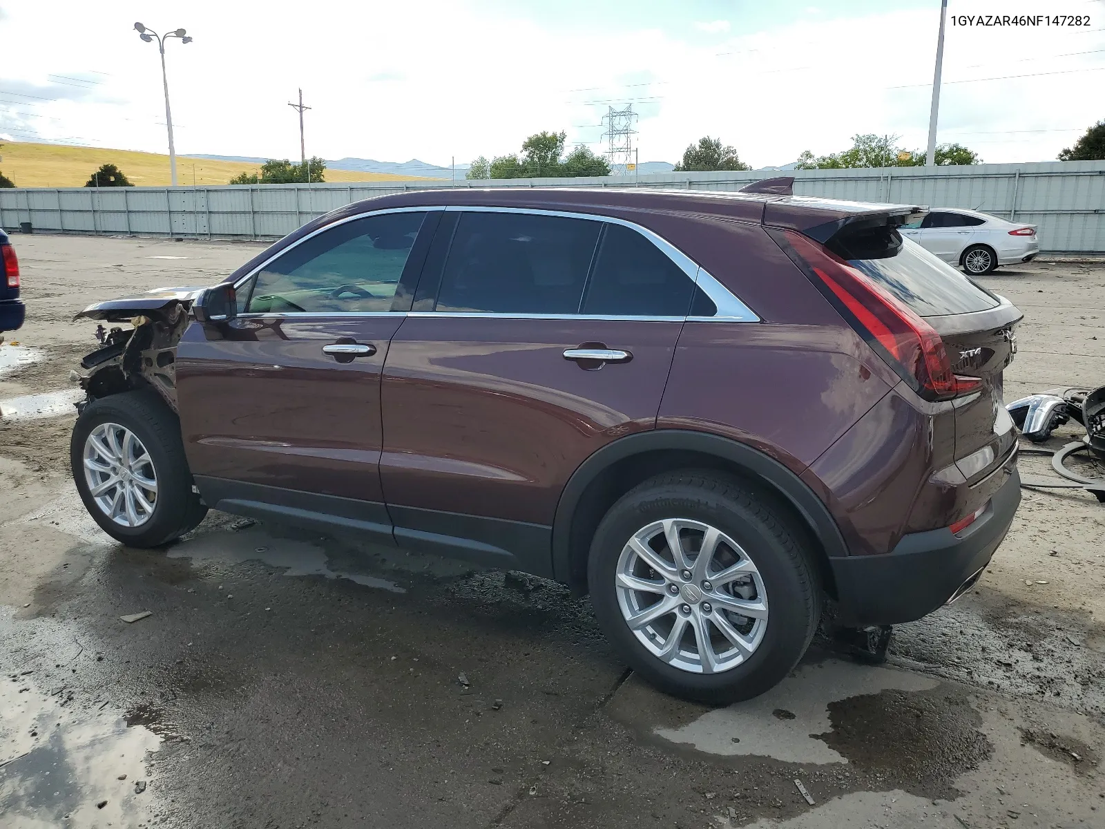 1GYAZAR46NF147282 2022 Cadillac Xt4 Luxury