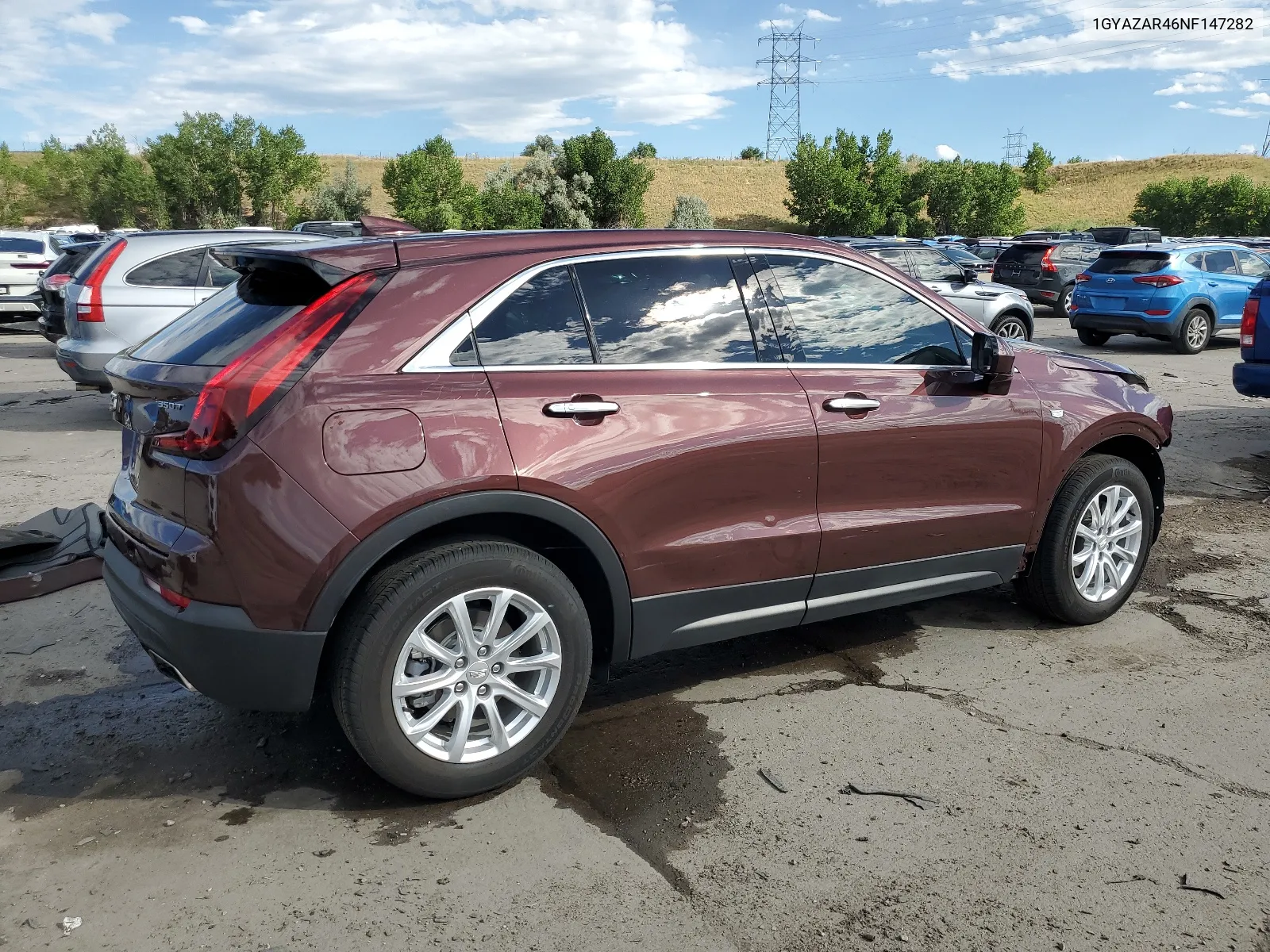 1GYAZAR46NF147282 2022 Cadillac Xt4 Luxury