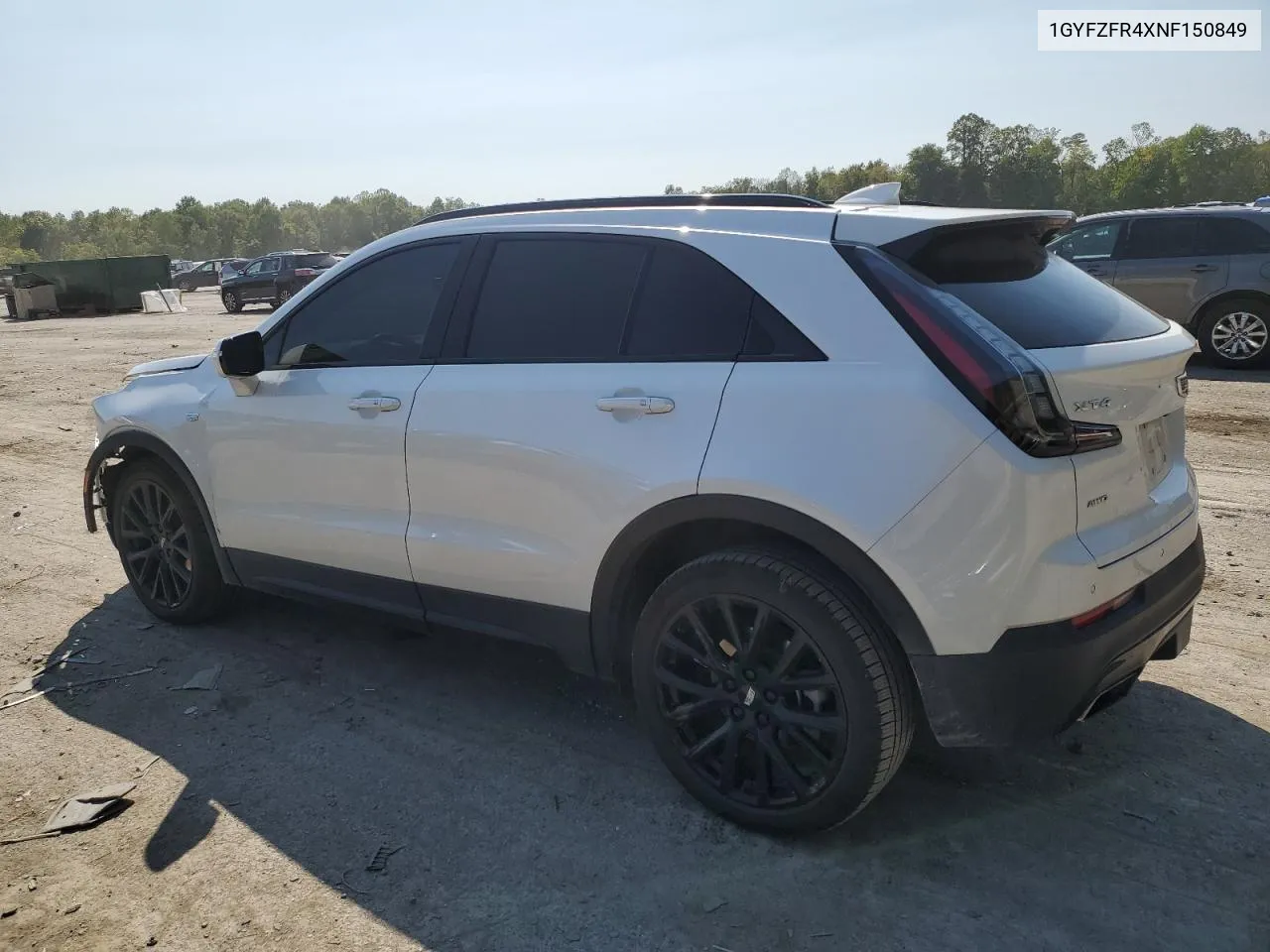 1GYFZFR4XNF150849 2022 Cadillac Xt4 Sport