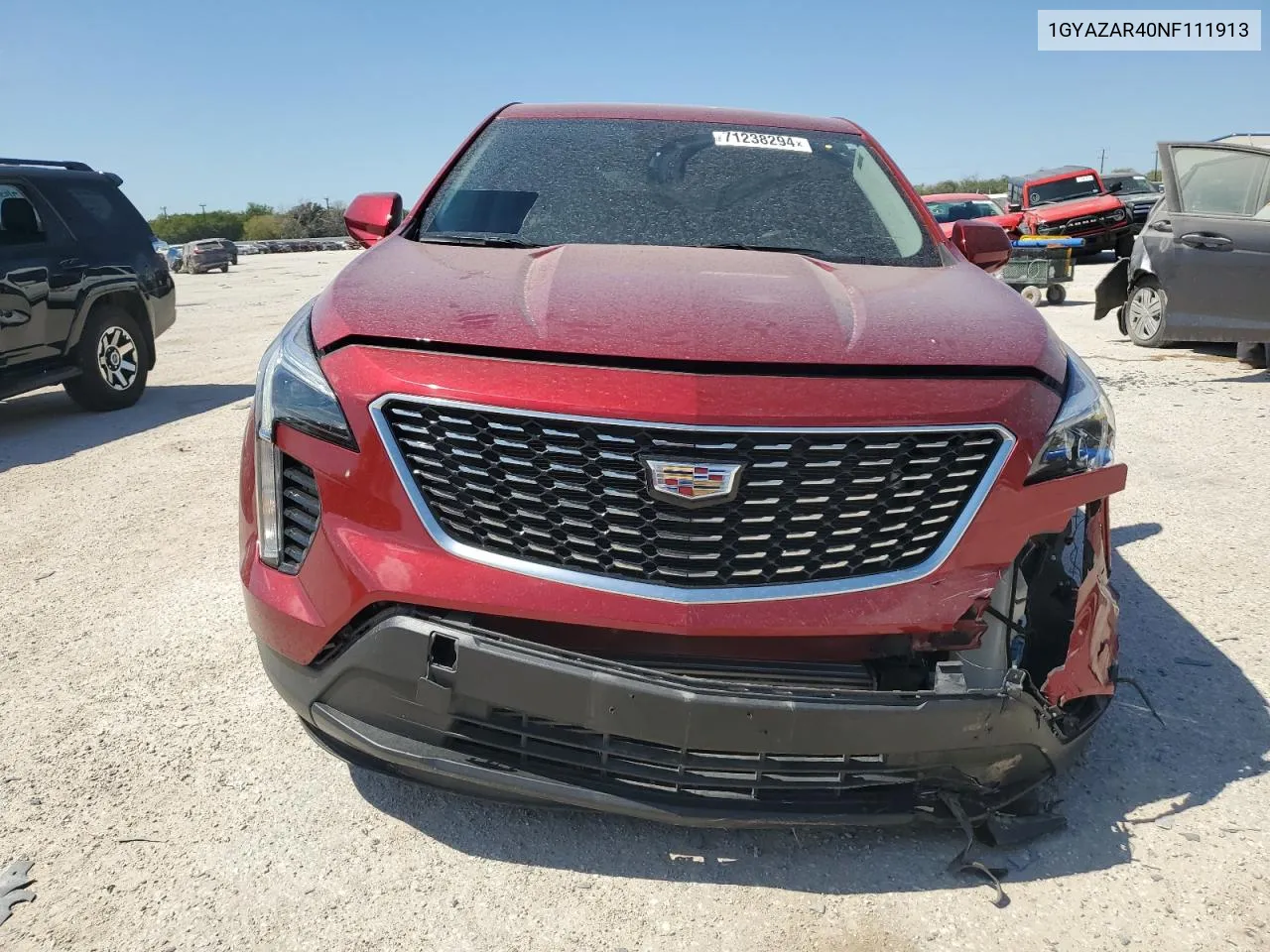 1GYAZAR40NF111913 2022 Cadillac Xt4 Luxury