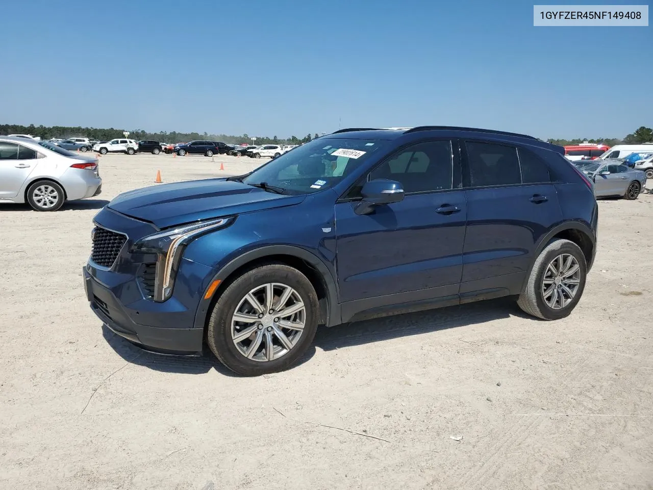 2022 Cadillac Xt4 Sport VIN: 1GYFZER45NF149408 Lot: 72902814