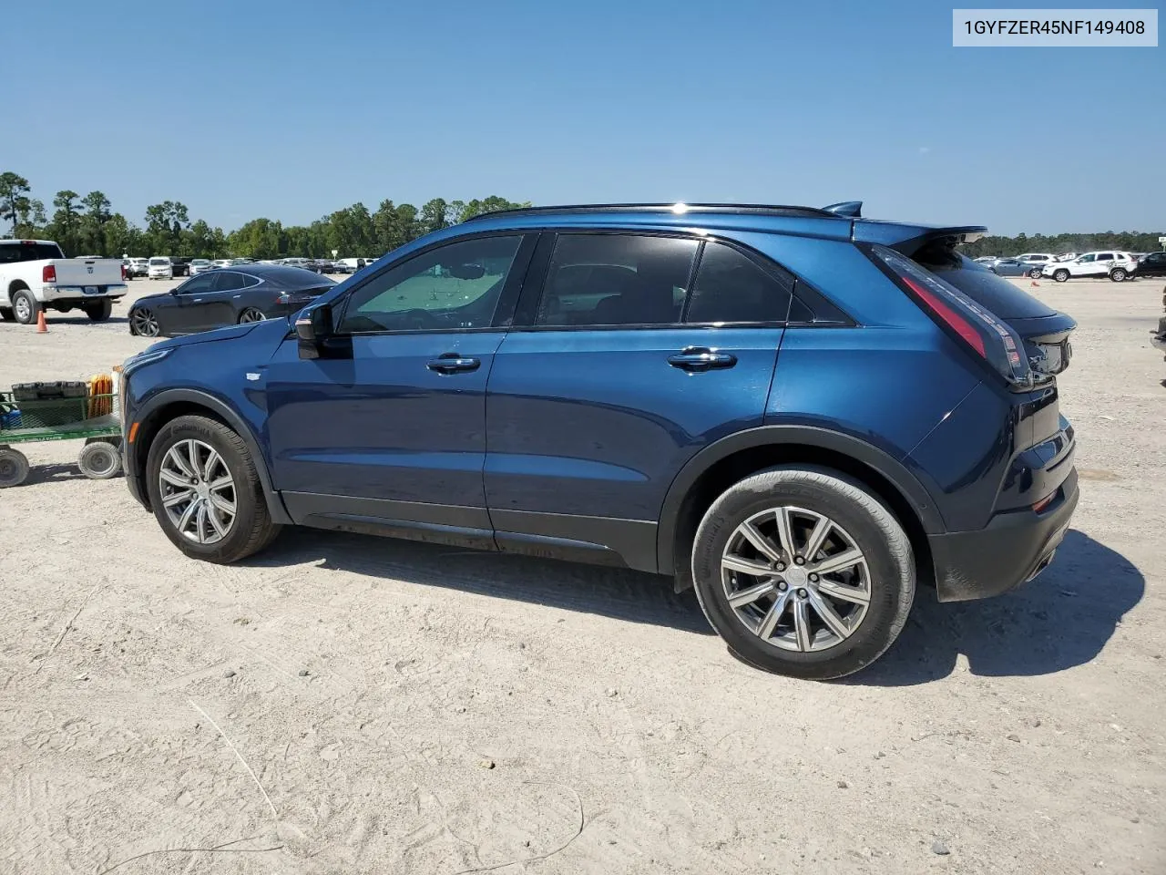 1GYFZER45NF149408 2022 Cadillac Xt4 Sport