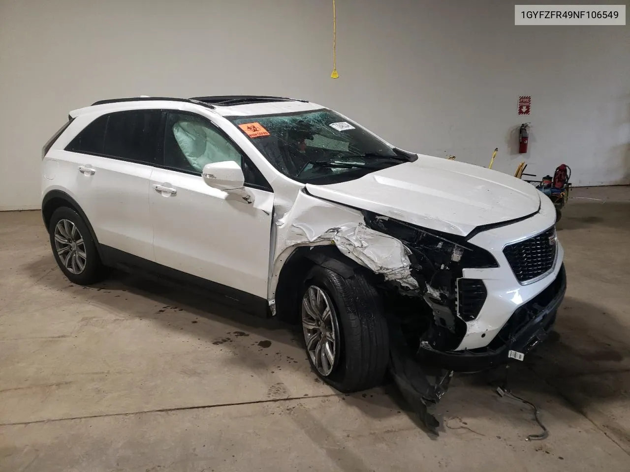 2022 Cadillac Xt4 Sport VIN: 1GYFZFR49NF106549 Lot: 73946334