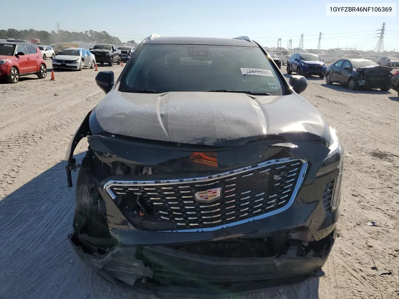 2022 Cadillac Xt4 Luxury VIN: 1GYFZBR46NF106369 Lot: 74972934