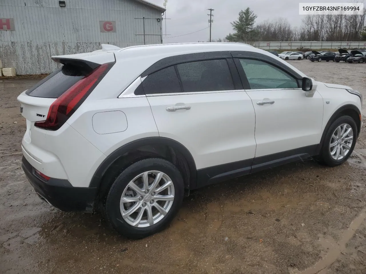 2022 Cadillac Xt4 Luxury VIN: 1GYFZBR43NF169994 Lot: 80216334