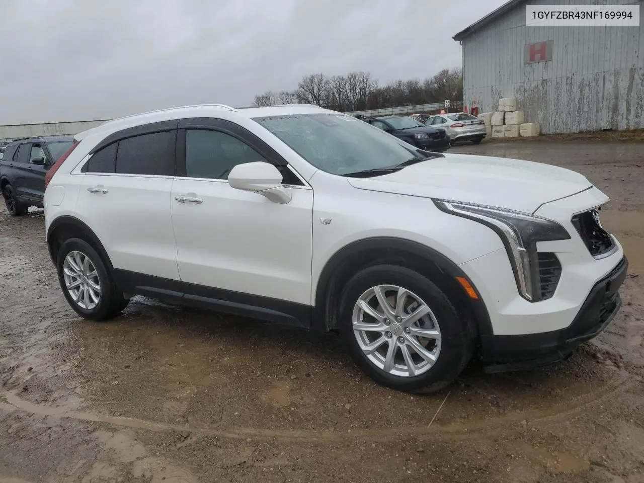 2022 Cadillac Xt4 Luxury VIN: 1GYFZBR43NF169994 Lot: 80216334