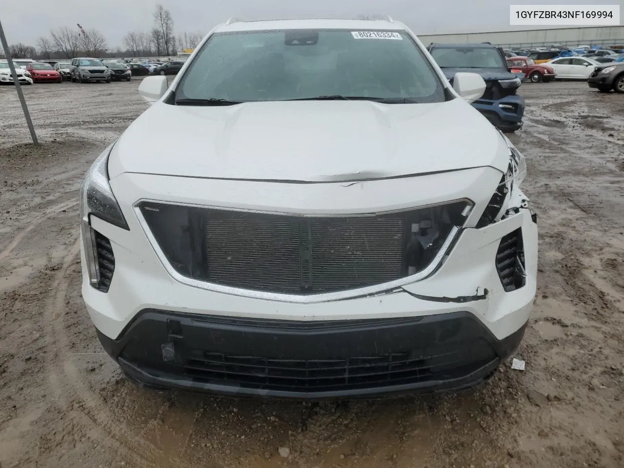 2022 Cadillac Xt4 Luxury VIN: 1GYFZBR43NF169994 Lot: 80216334