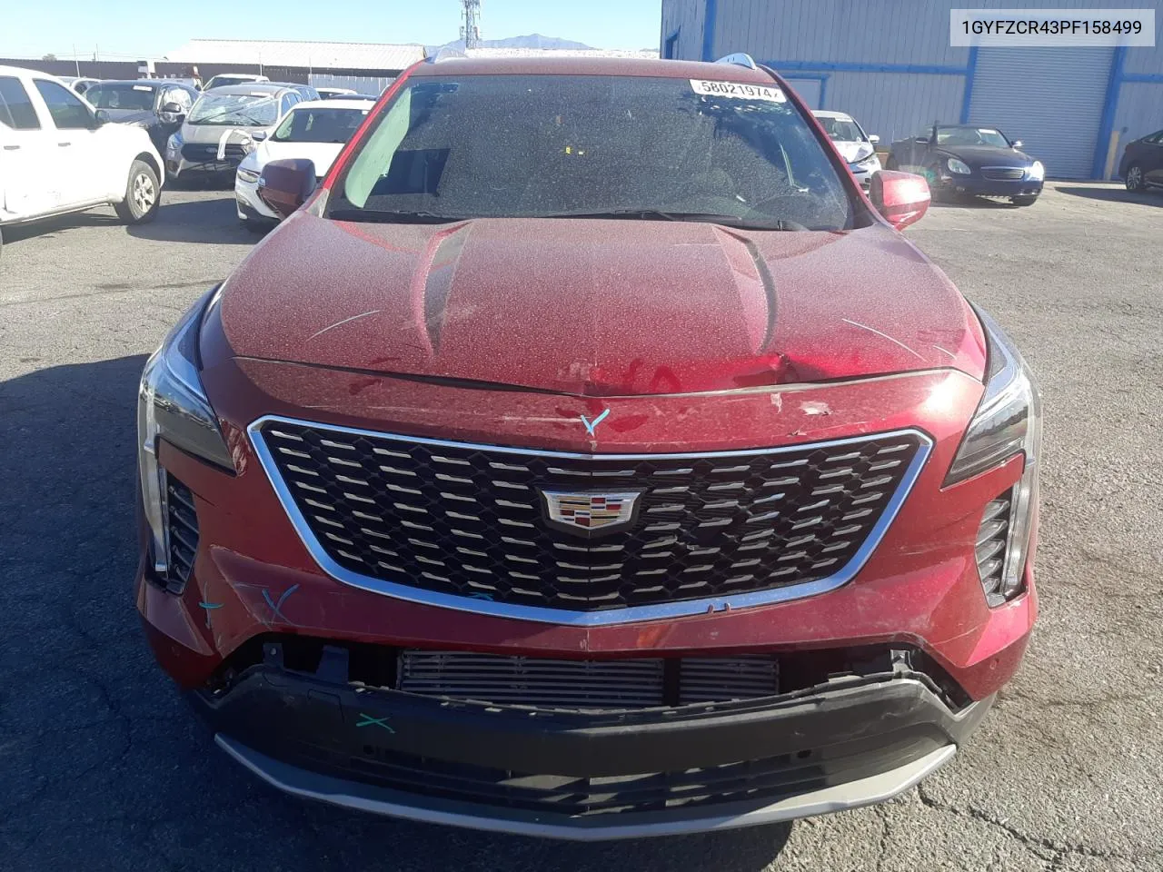 2023 Cadillac Xt4 Premium Luxury VIN: 1GYFZCR43PF158499 Lot: 58021974