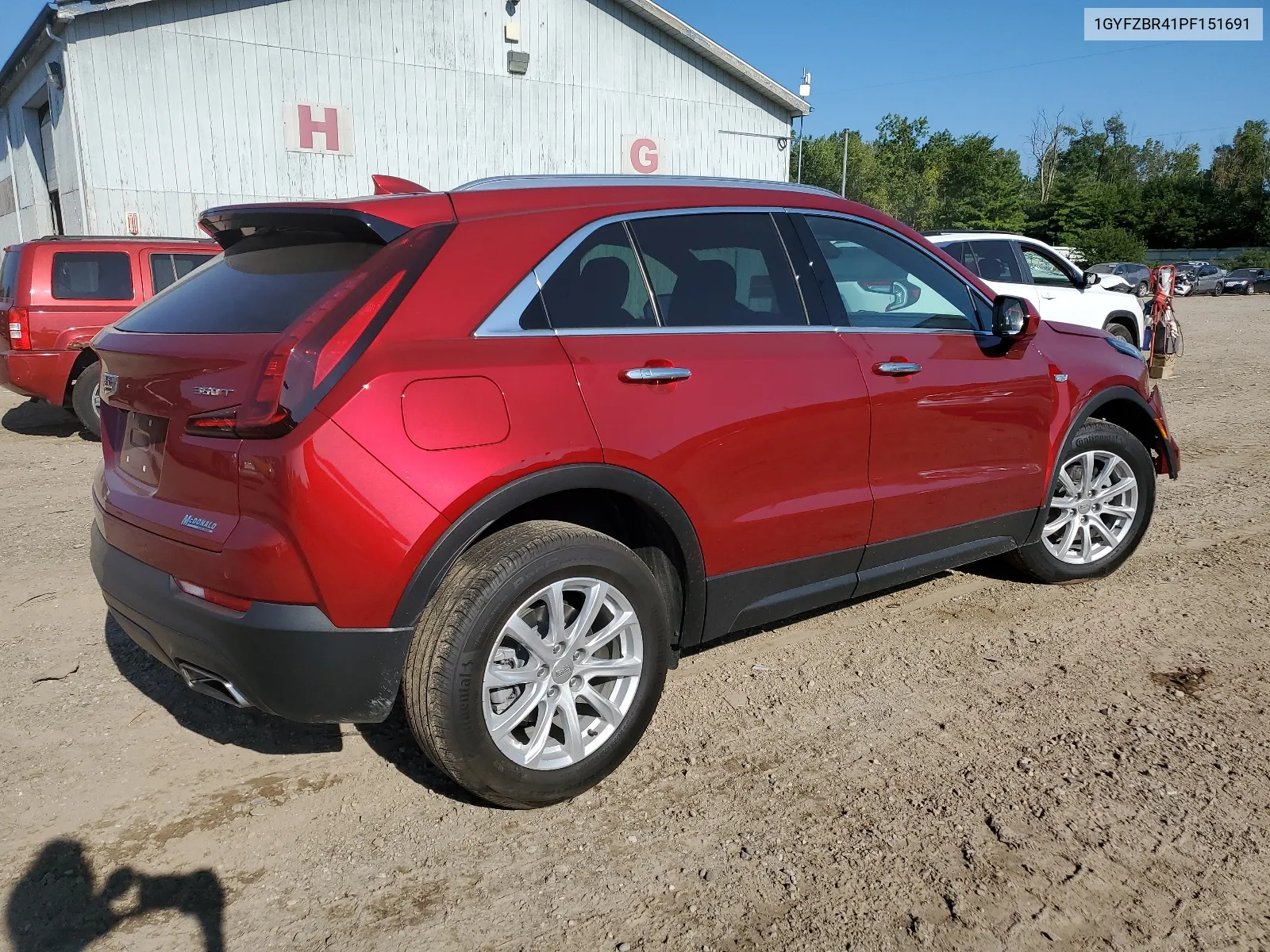 1GYFZBR41PF151691 2023 Cadillac Xt4 Luxury