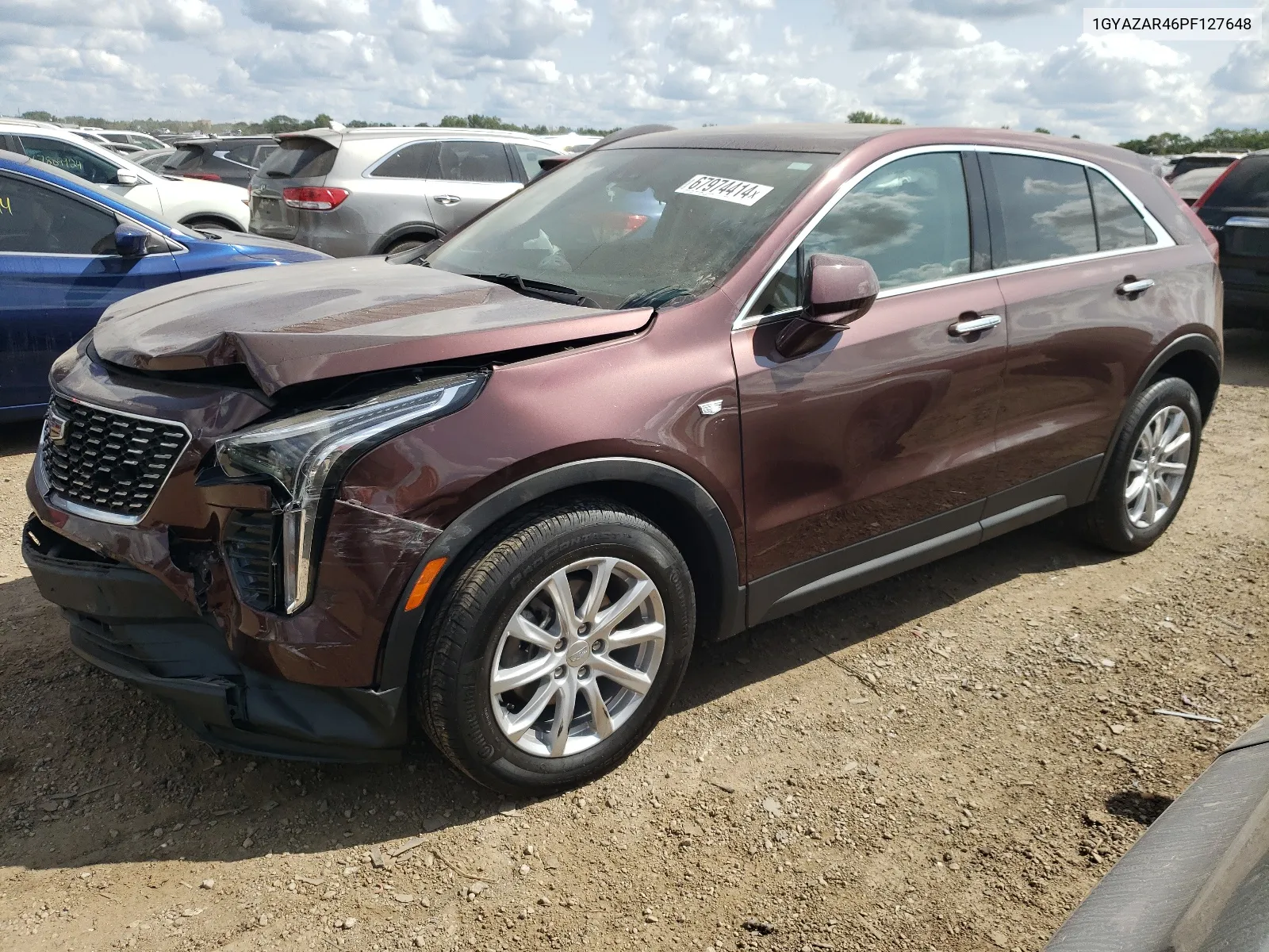 1GYAZAR46PF127648 2023 Cadillac Xt4 Luxury