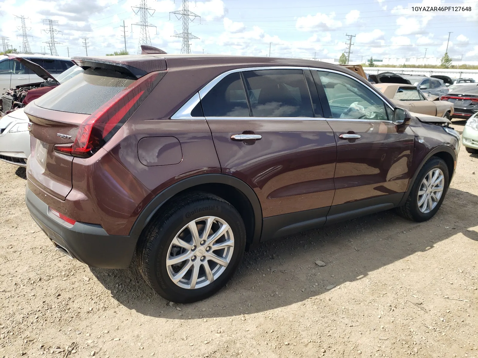 2023 Cadillac Xt4 Luxury VIN: 1GYAZAR46PF127648 Lot: 67974414