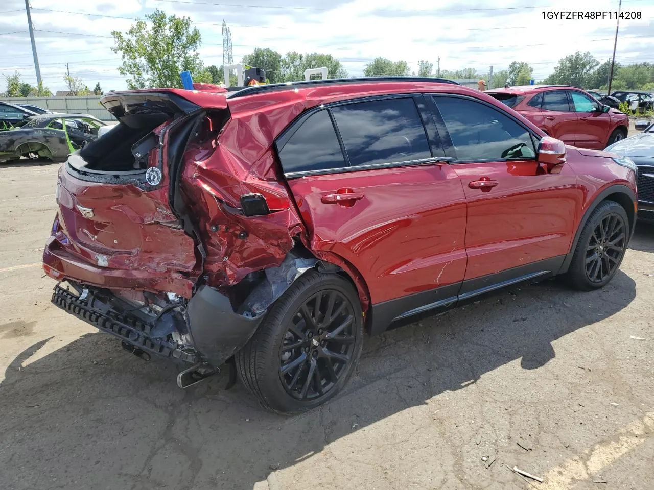 2023 Cadillac Xt4 Sport VIN: 1GYFZFR48PF114208 Lot: 68036804