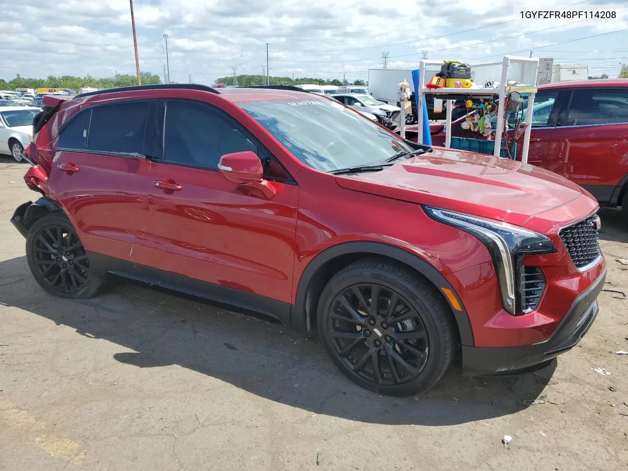 2023 Cadillac Xt4 Sport VIN: 1GYFZFR48PF114208 Lot: 68036804