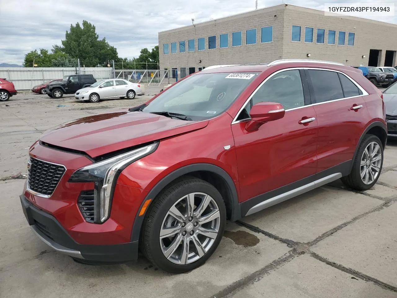 2023 Cadillac Xt4 Premium Luxury VIN: 1GYFZDR43PF194943 Lot: 68361274