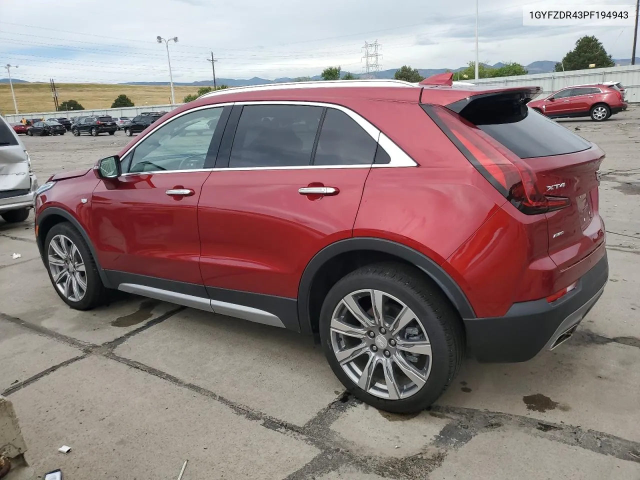 2023 Cadillac Xt4 Premium Luxury VIN: 1GYFZDR43PF194943 Lot: 68361274