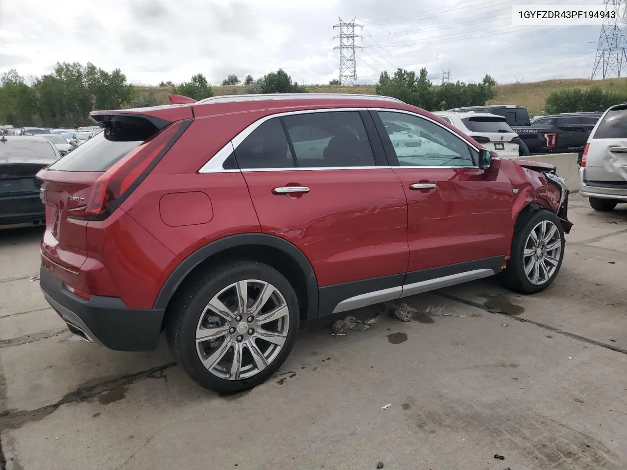 2023 Cadillac Xt4 Premium Luxury VIN: 1GYFZDR43PF194943 Lot: 68361274