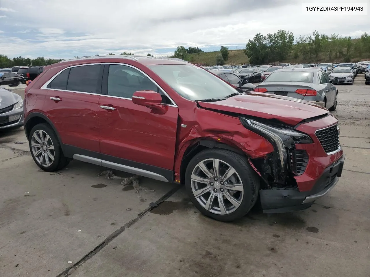 1GYFZDR43PF194943 2023 Cadillac Xt4 Premium Luxury