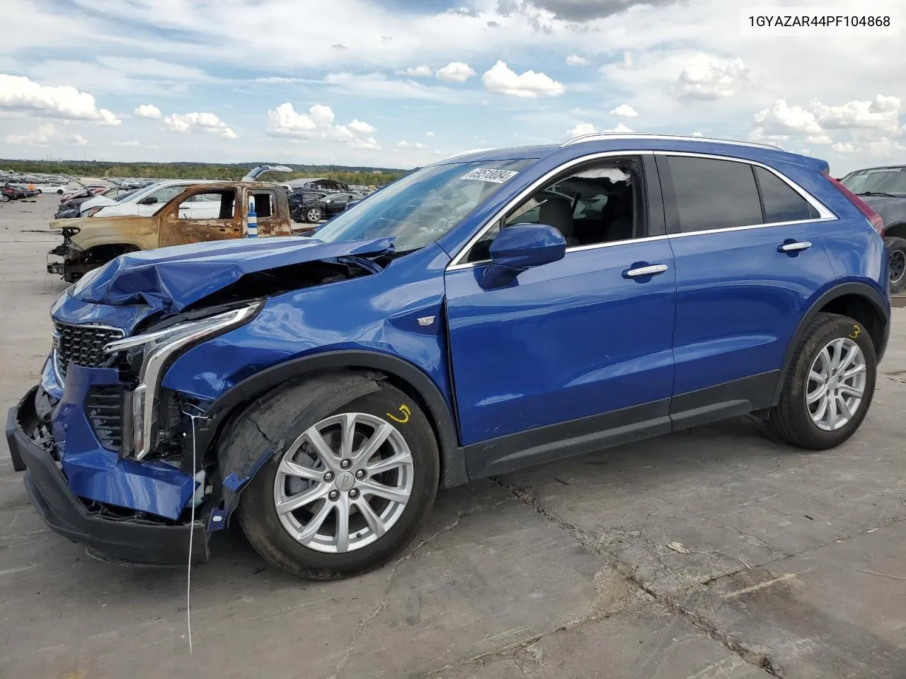 2023 Cadillac Xt4 Luxury VIN: 1GYAZAR44PF104868 Lot: 69518084