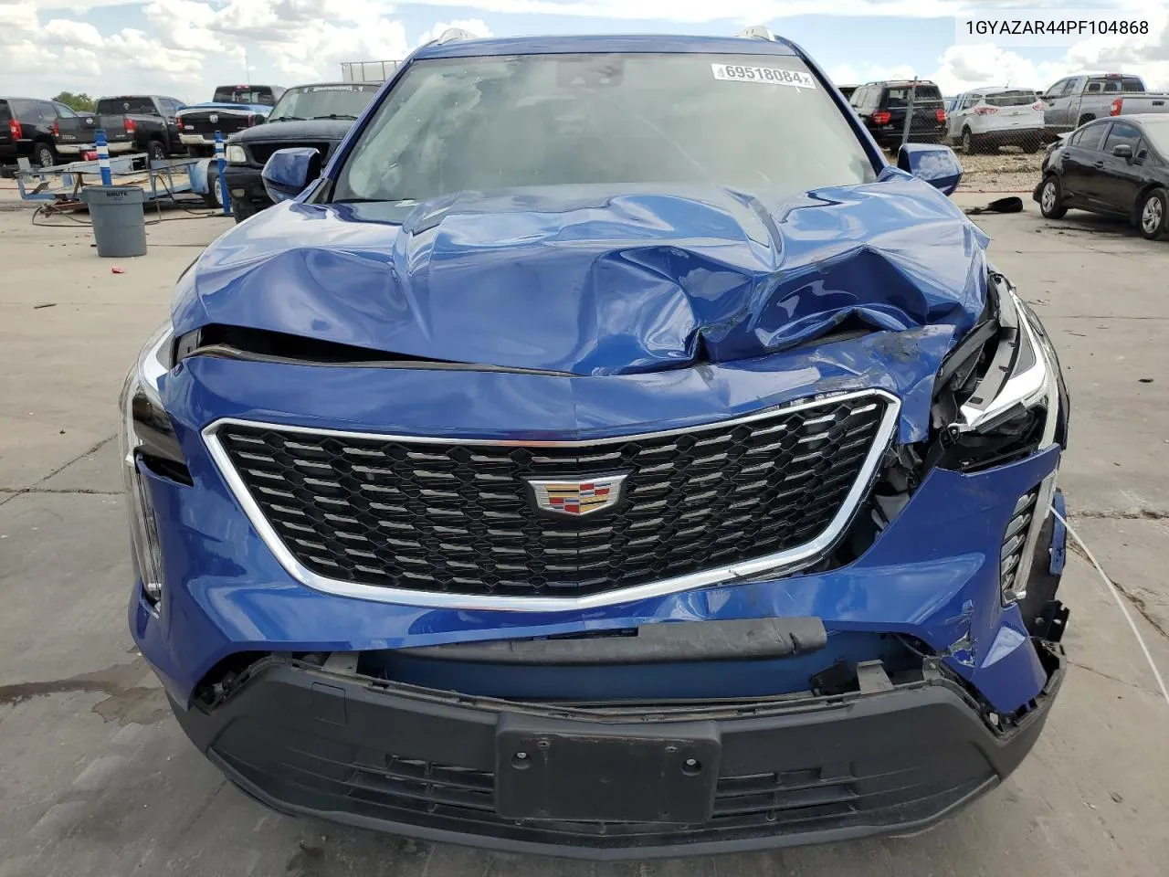 2023 Cadillac Xt4 Luxury VIN: 1GYAZAR44PF104868 Lot: 69518084