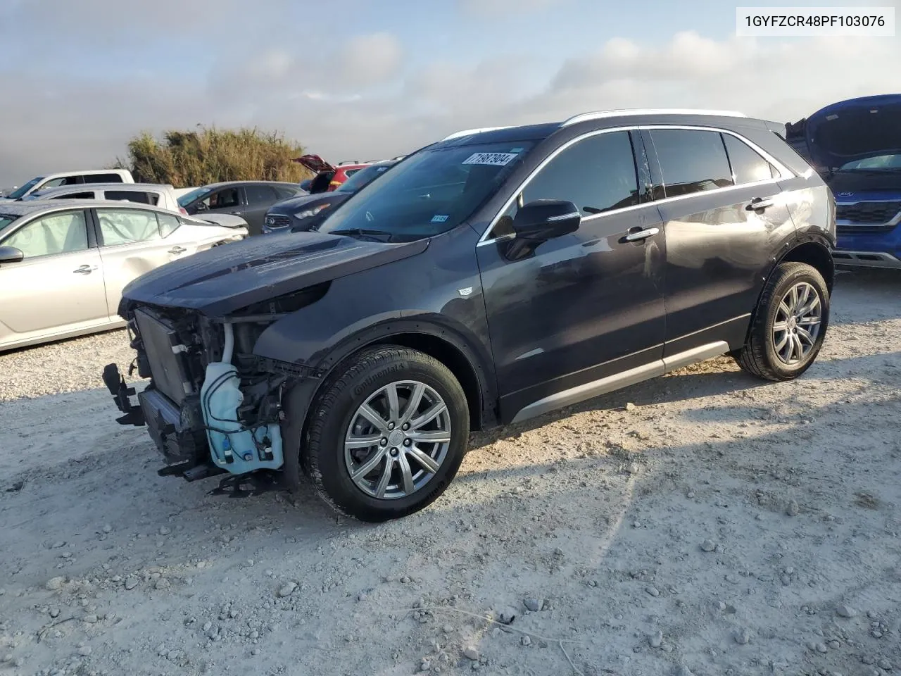 1GYFZCR48PF103076 2023 Cadillac Xt4 Premium Luxury