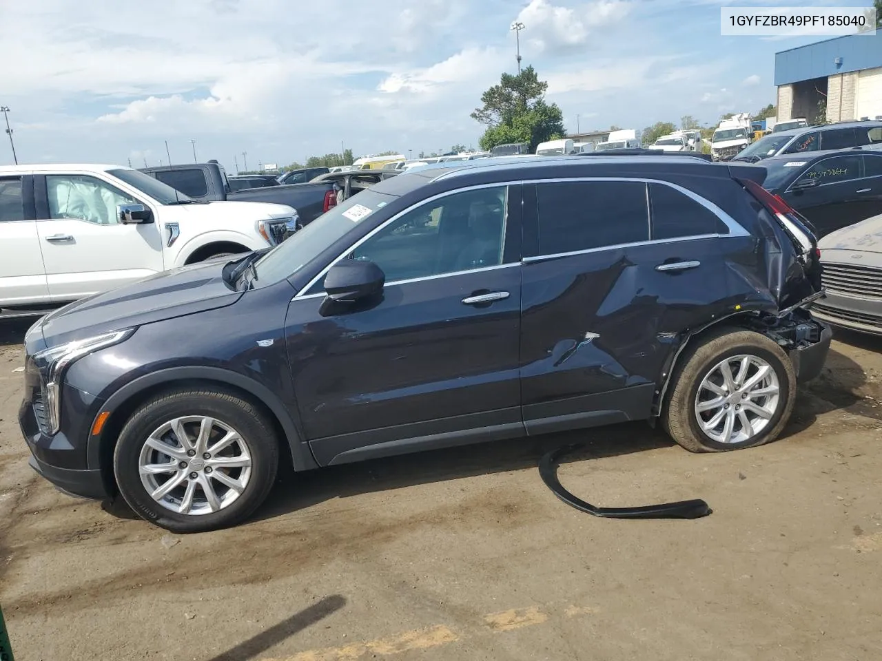 1GYFZBR49PF185040 2023 Cadillac Xt4 Luxury