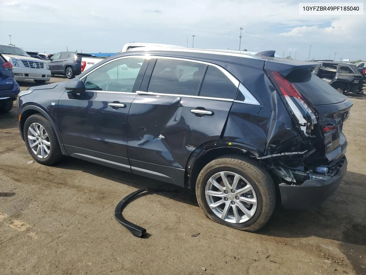 1GYFZBR49PF185040 2023 Cadillac Xt4 Luxury