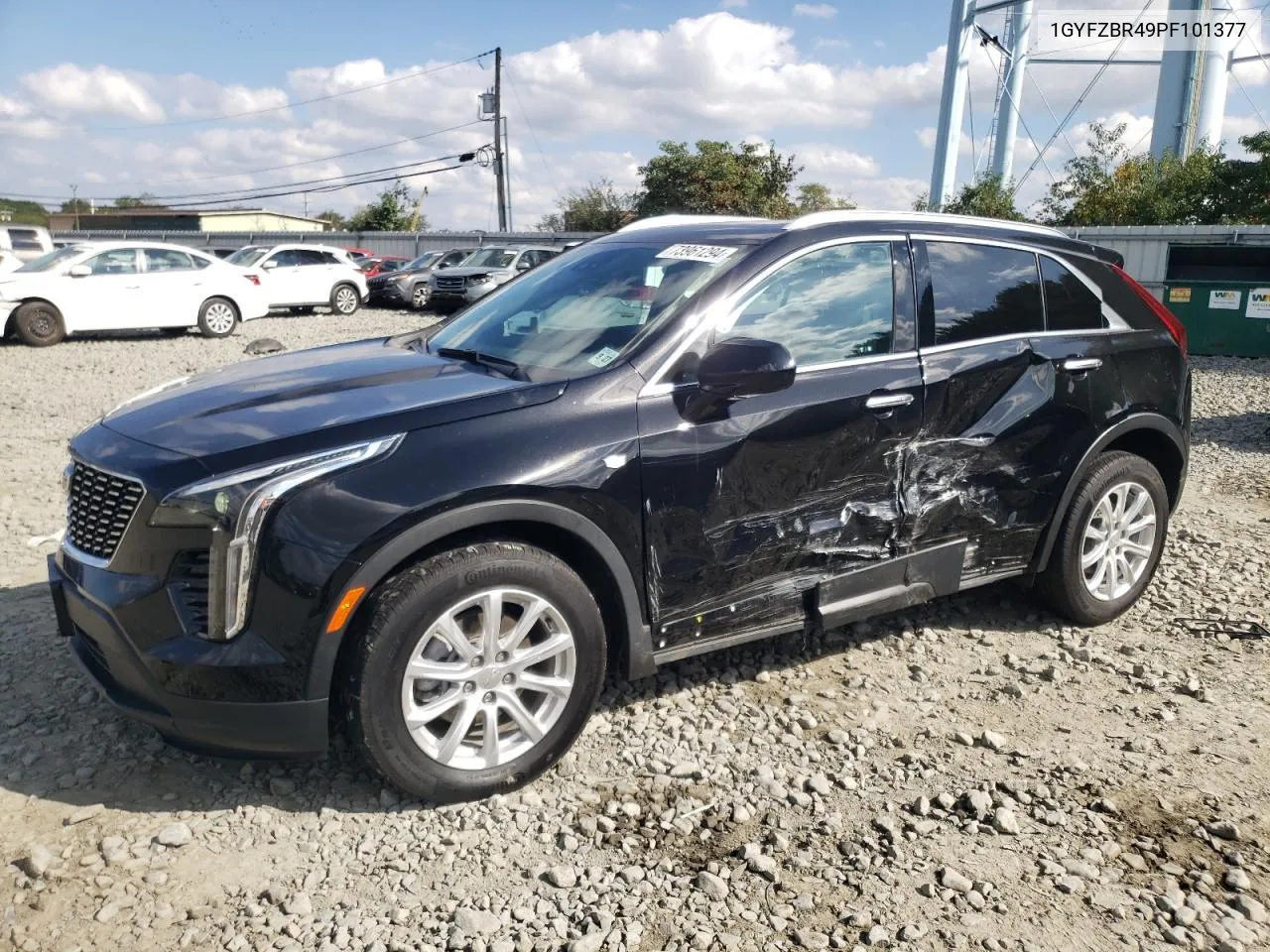 2023 Cadillac Xt4 Luxury VIN: 1GYFZBR49PF101377 Lot: 73961294