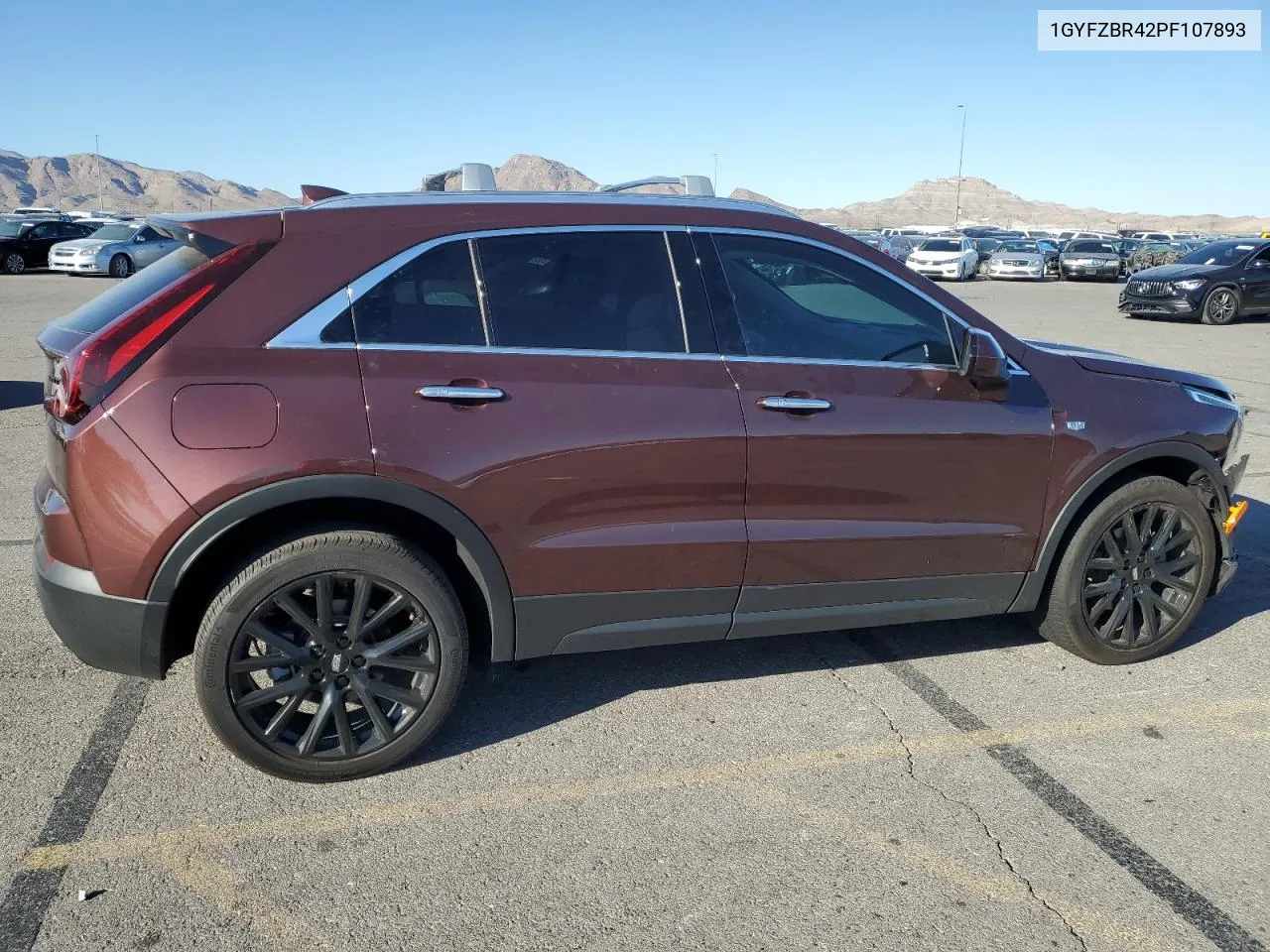 2023 Cadillac Xt4 Luxury VIN: 1GYFZBR42PF107893 Lot: 74989124