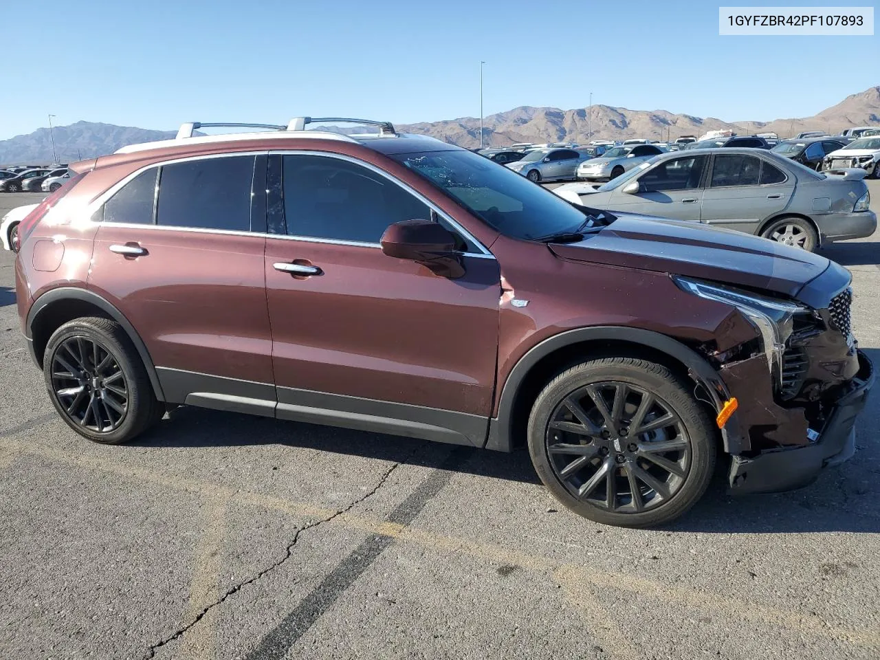 2023 Cadillac Xt4 Luxury VIN: 1GYFZBR42PF107893 Lot: 74989124