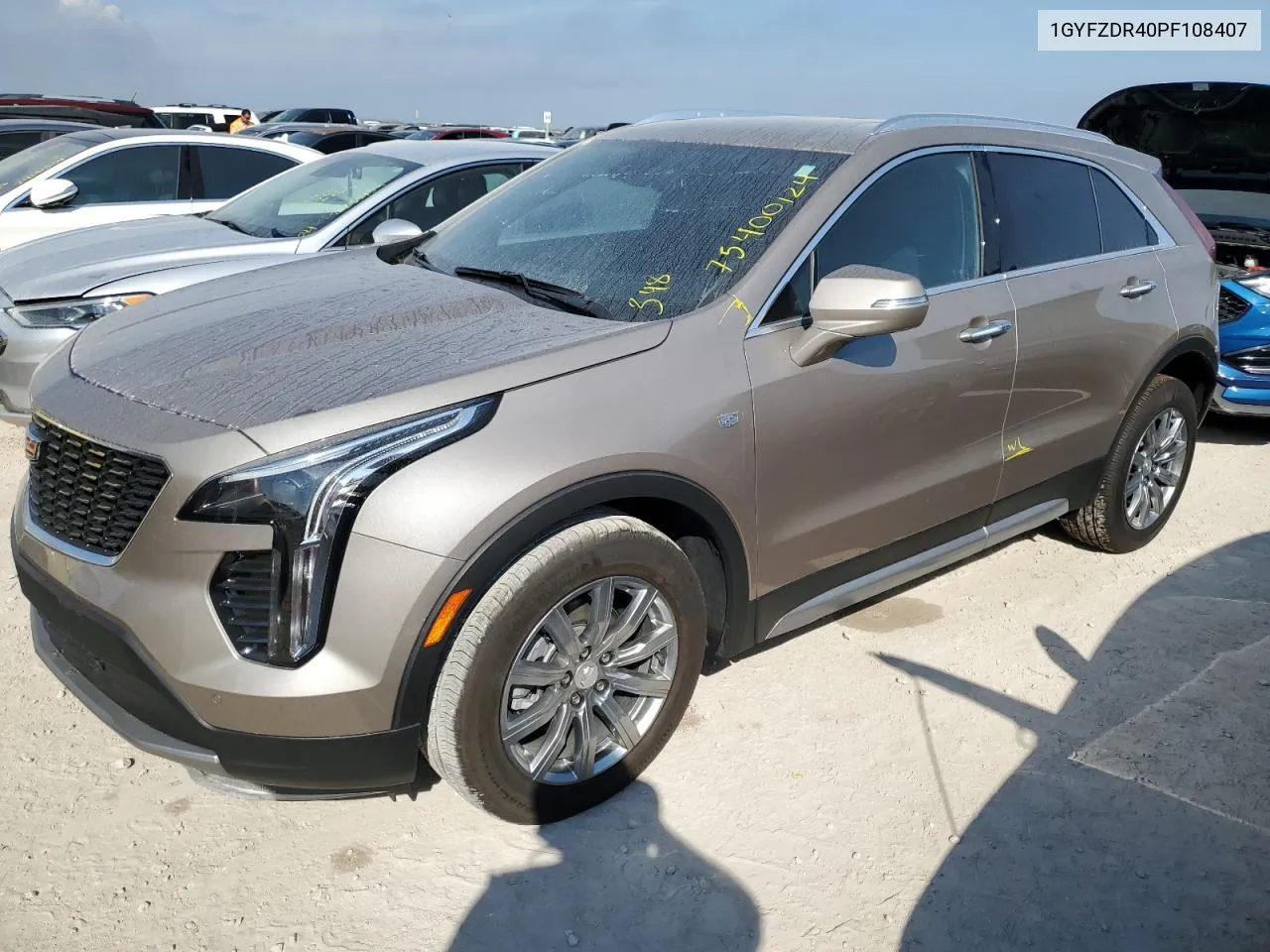 2023 Cadillac Xt4 Premium Luxury VIN: 1GYFZDR40PF108407 Lot: 75400124