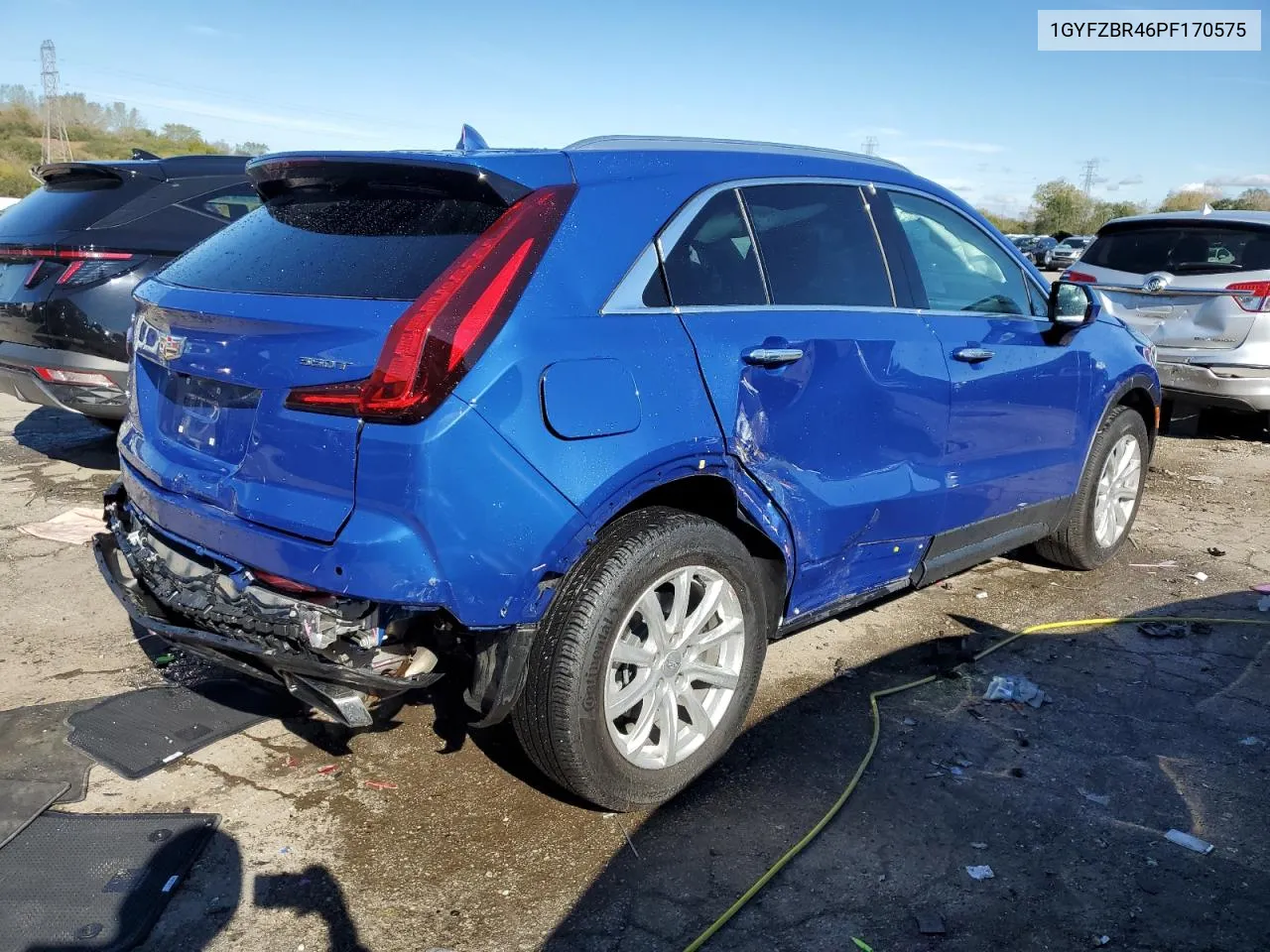 2023 Cadillac Xt4 Luxury VIN: 1GYFZBR46PF170575 Lot: 75931784