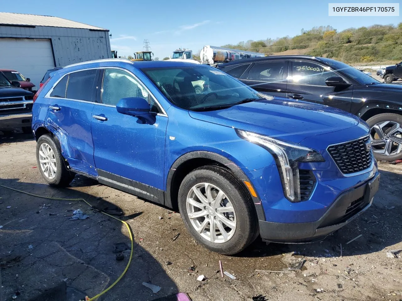 2023 Cadillac Xt4 Luxury VIN: 1GYFZBR46PF170575 Lot: 75931784