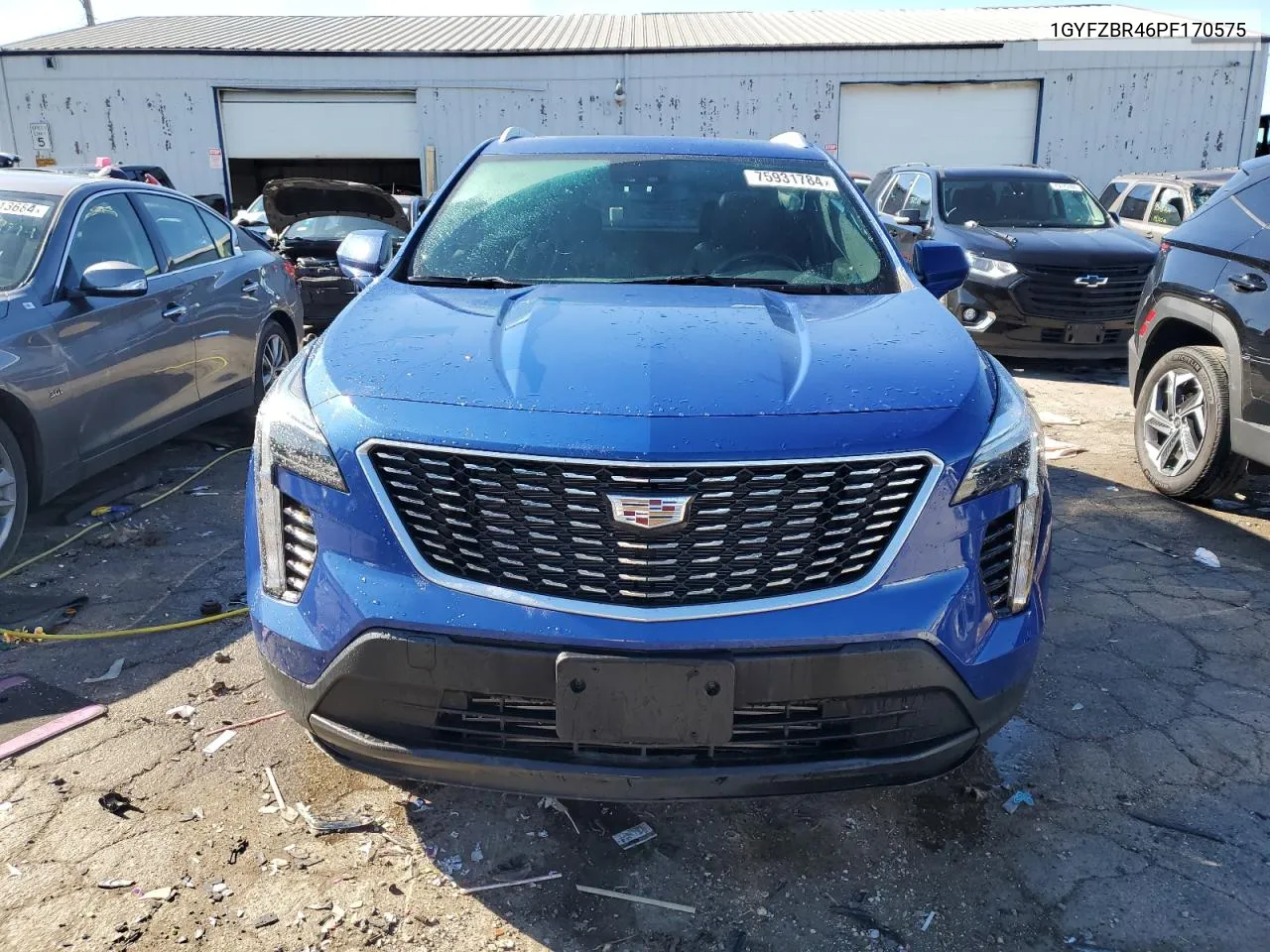 2023 Cadillac Xt4 Luxury VIN: 1GYFZBR46PF170575 Lot: 75931784