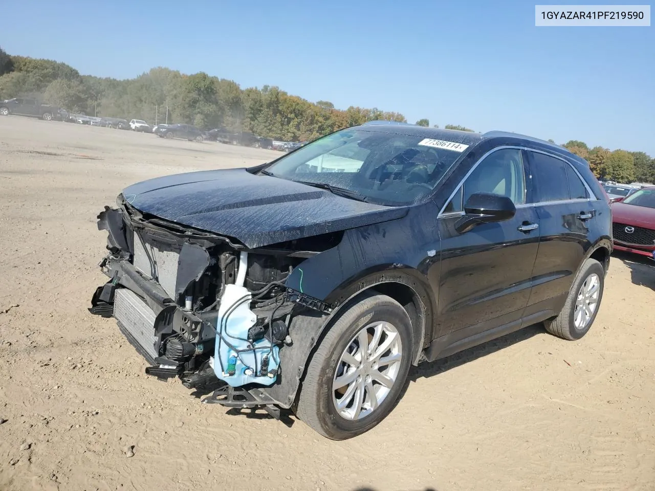 2023 Cadillac Xt4 Luxury VIN: 1GYAZAR41PF219590 Lot: 77386114