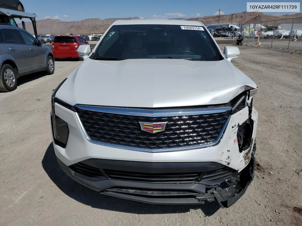 2024 Cadillac Xt4 Luxury VIN: 1GYAZAR42RF111739 Lot: 70089754