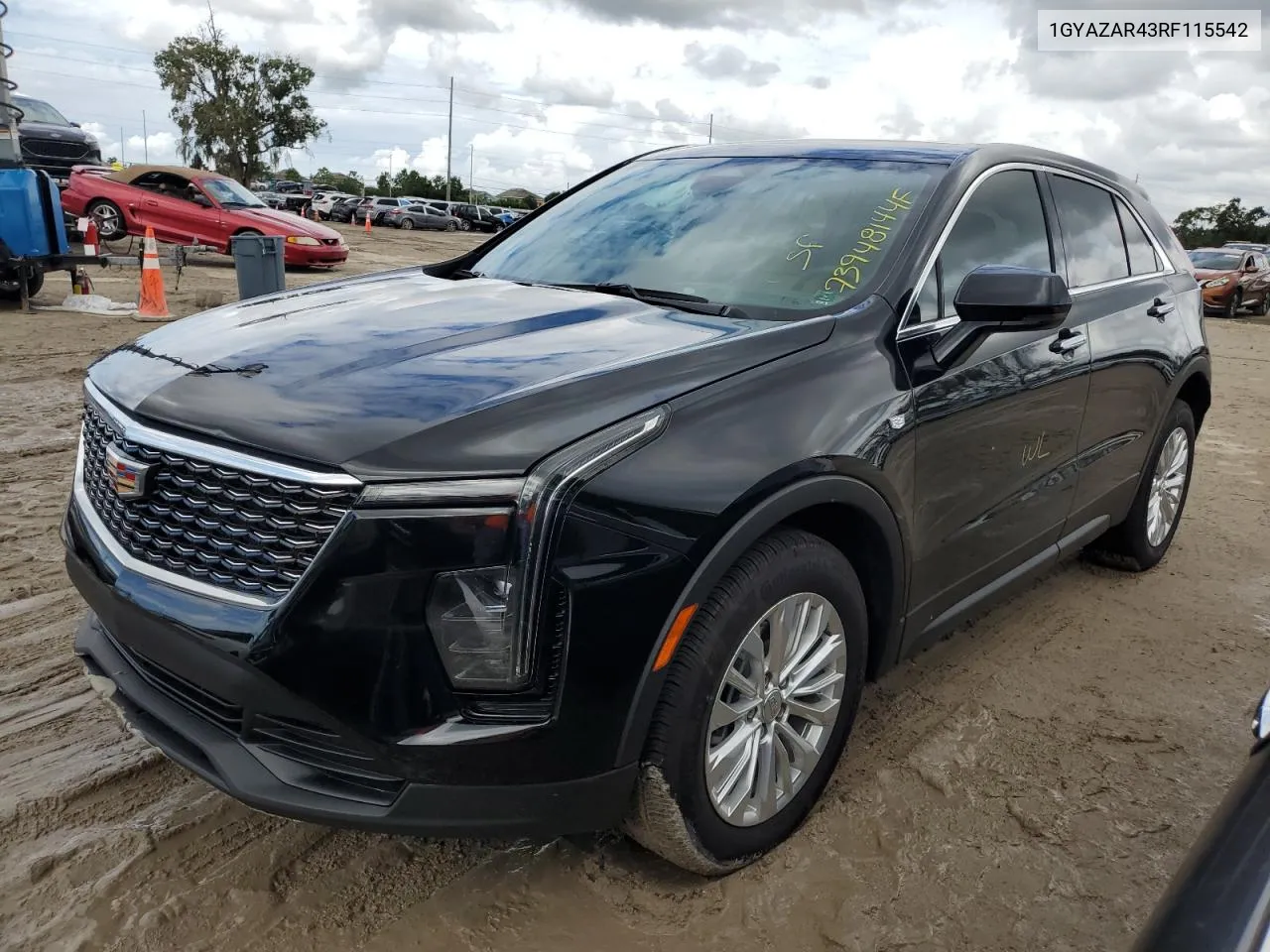 2024 Cadillac Xt4 Luxury VIN: 1GYAZAR43RF115542 Lot: 73948144