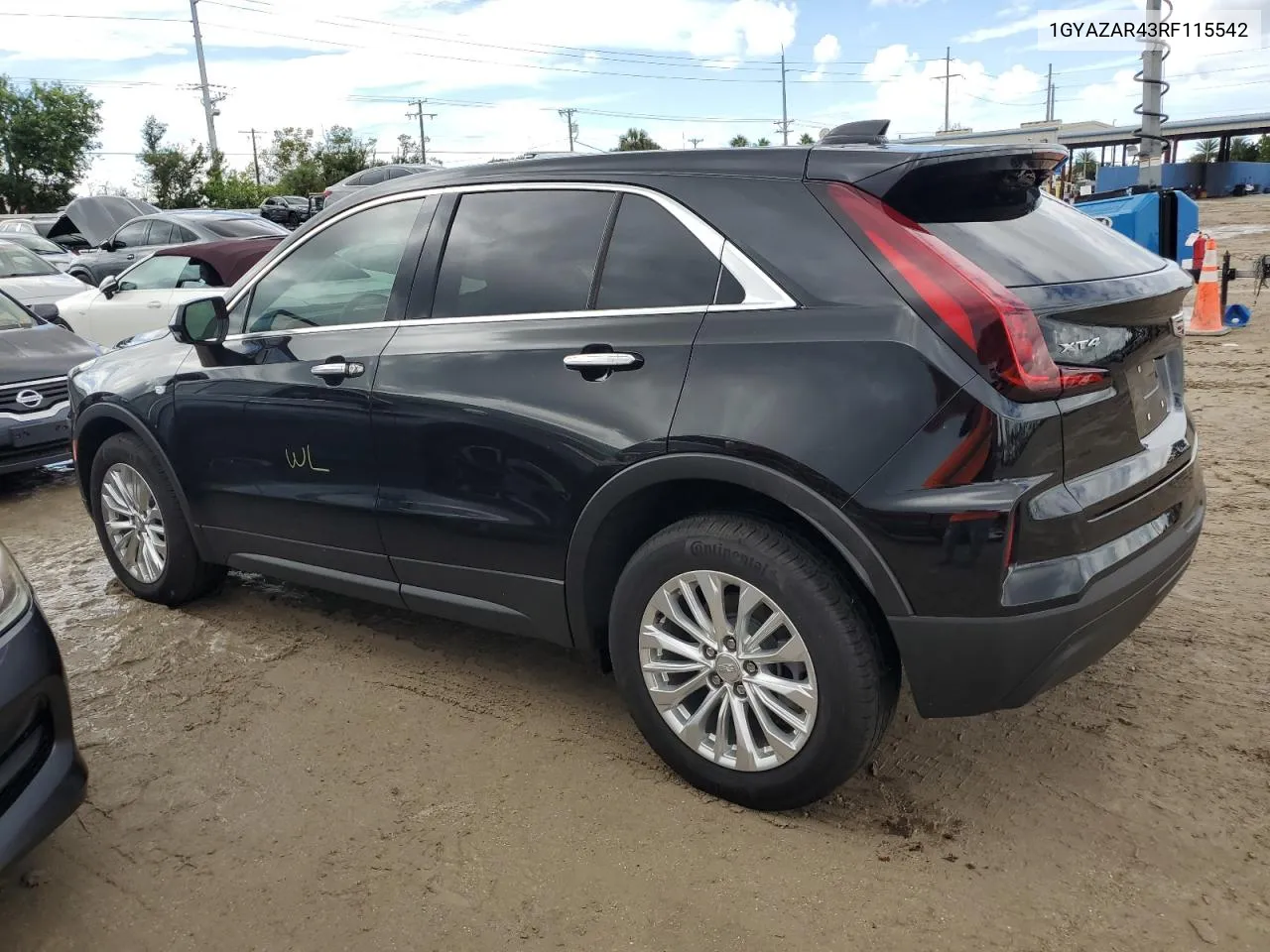 2024 Cadillac Xt4 Luxury VIN: 1GYAZAR43RF115542 Lot: 73948144